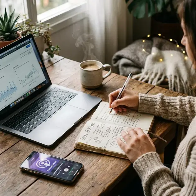 planejamento diário em barbearia com ambiente vintage com foco em qualidade e organização