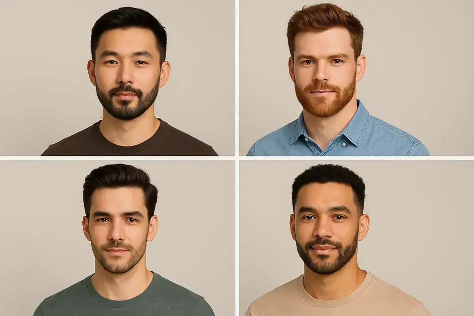 barbas que combinam com o rosto
