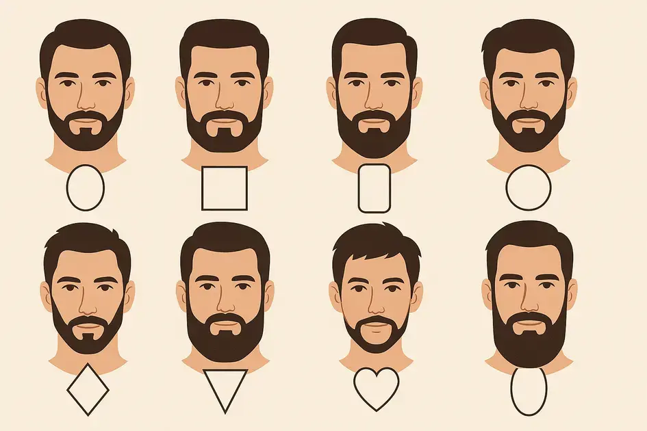 barba para diferentes formatos de rosto