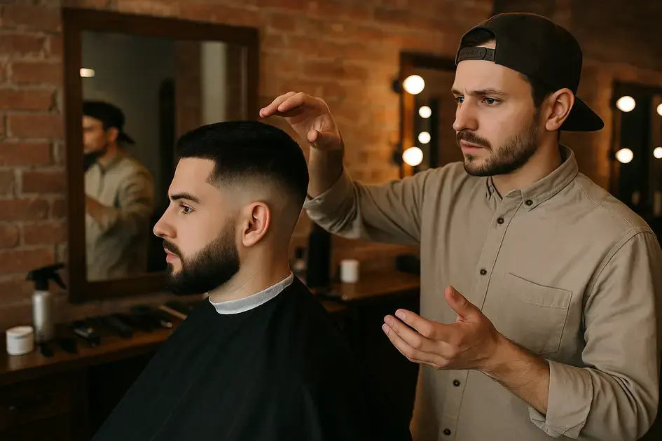 barbearia especializada em degradê masculino