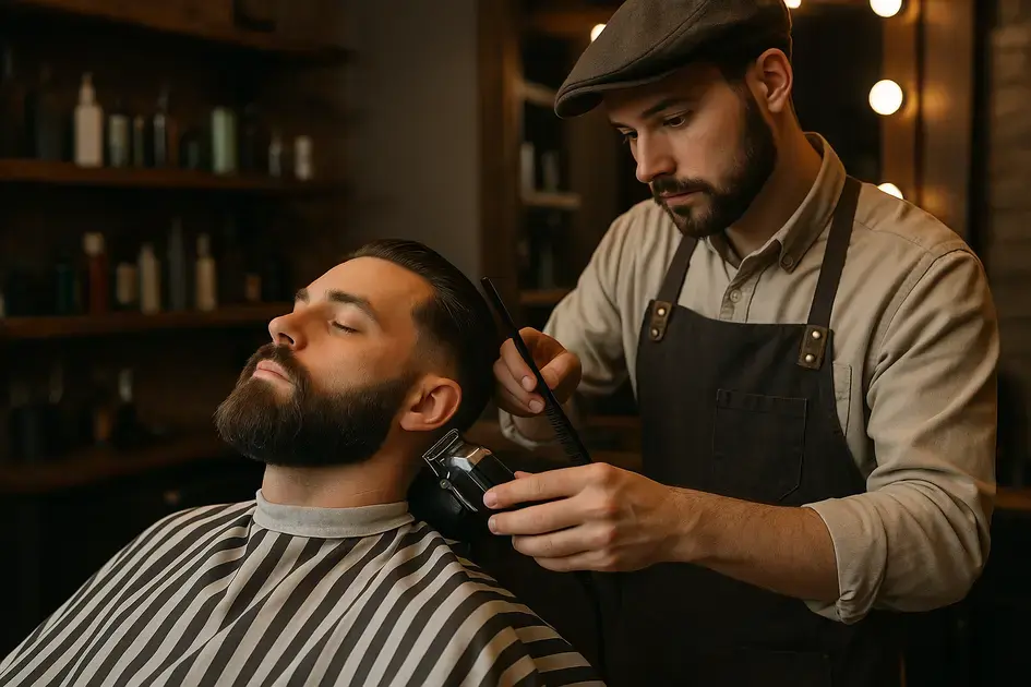 barbearia para cuidados com a barba