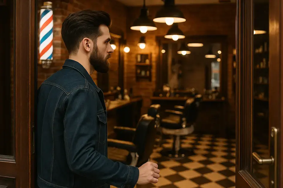 barbearia estilo retrô